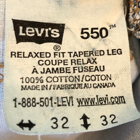 Vintage Levis, 550, Jeans, 90's, Levis, High Waist Jeans - Picture 9 of 12